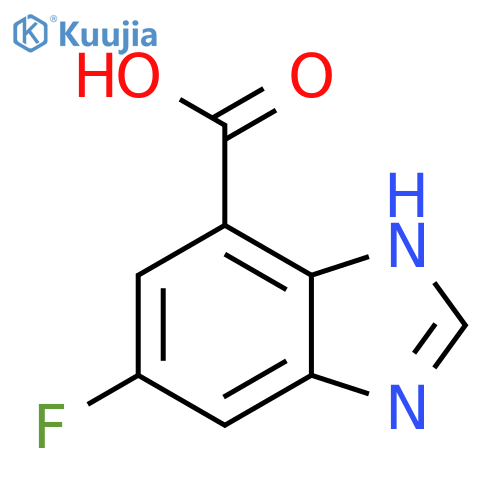 6-fluoro-3H-benzimidazole-4-carboxylic acid structure