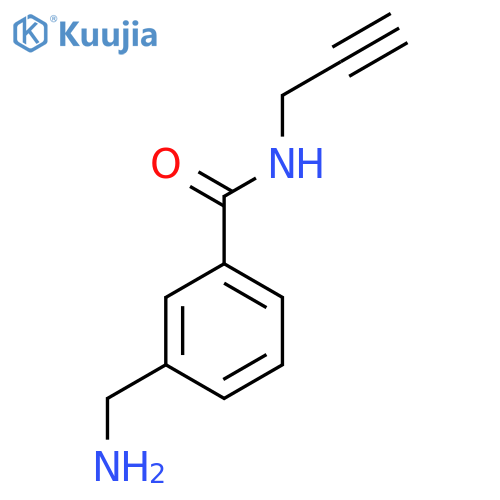3-(aminomethyl)-N-(prop-2-yn-1-yl)benzamide structure