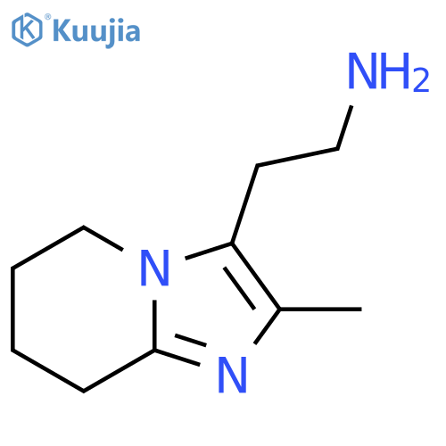 2-{2-methyl-5H,6H,7H,8H-imidazo[1,2-a]pyridin-3-yl}ethan-1-amine structure