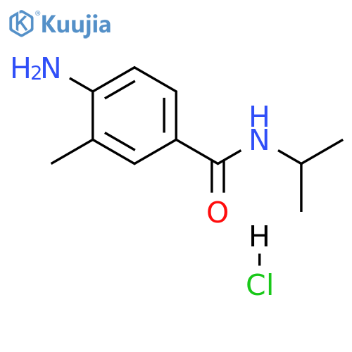 4-amino-3-methyl-N-(propan-2-yl)benzamide hydrochloride structure