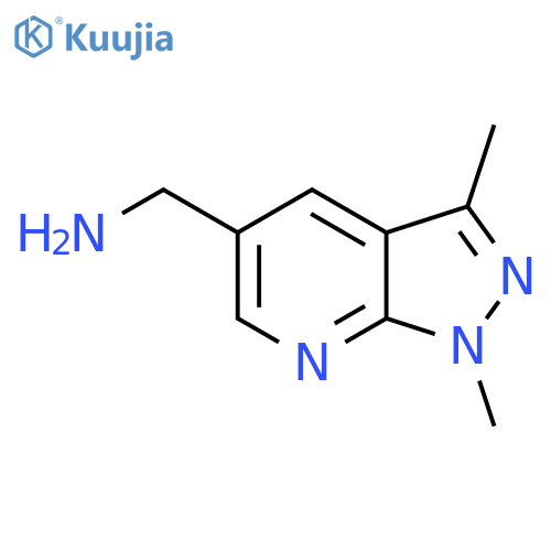{1,3-dimethyl-1H-pyrazolo[3,4-b]pyridin-5-yl}methanamine structure