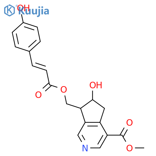 Cantleyine; 8-(4-Hydroxy-E-cinnamoyloxy) structure