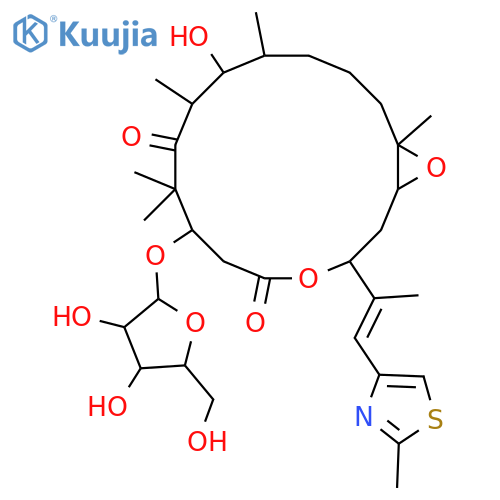 Epothilone B; 3-O-α-D-Arabinofuranoside structure