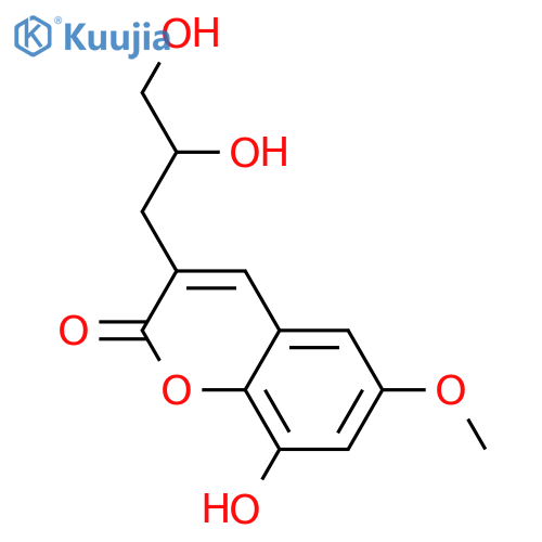 3-(2,3-Dihydroxypropyl)-6,8-dihydroxy-2H-1-benzopyran-2-one; (ξ)-form, 6-Me ether structure