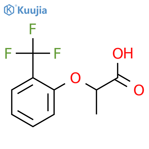 2-2-(Trifluoromethyl)phenoxypropanoic Acid structure