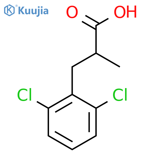 3-(2,6-Dichlorophenyl)-2-methylpropanoic acid structure