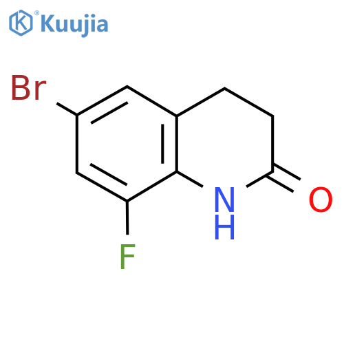6-bromo-8-fluoro-1,2,3,4-tetrahydroquinolin-2-one structure