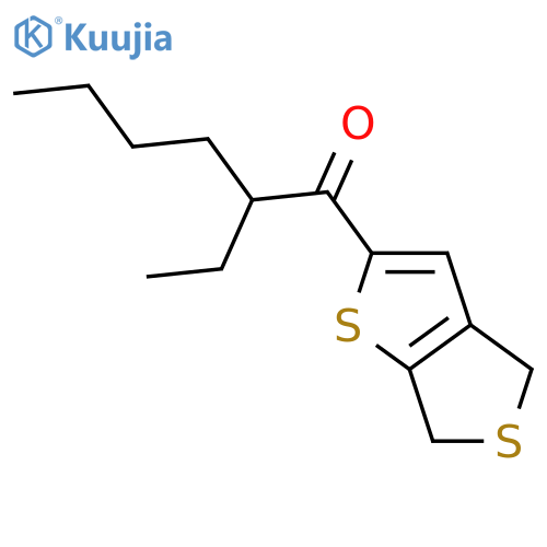 1-(4,6-Dihydrothieno3,4-bthiophen-2-yl)-2-ethylhexan-1-one structure