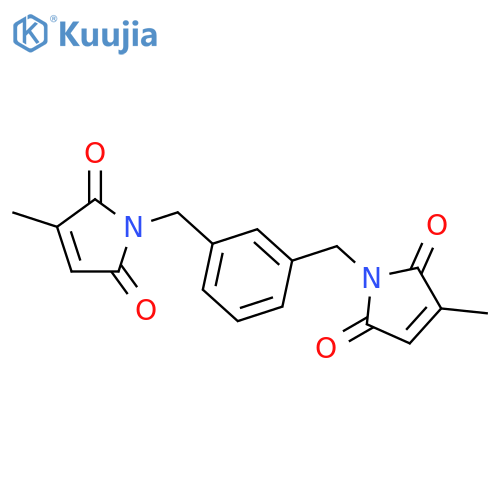 1,3-bis(3-methyl-2,5-dioxo-1H-pyrrolinylmethyl)benzene structure