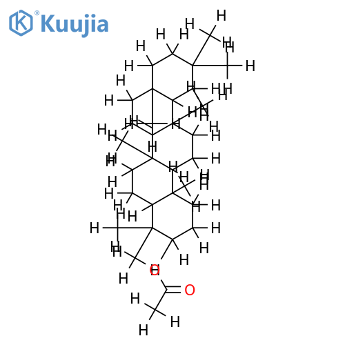 3beta-acetoxy-taraxer-14-ene structure