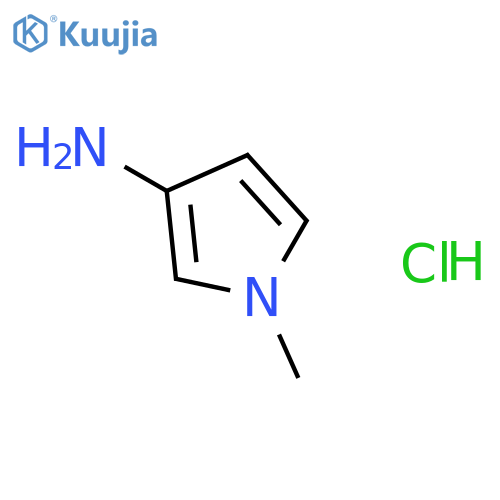 1-Methyl-1H-pyrrol-3-amine hydrochloride structure
