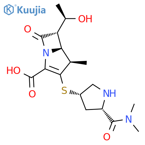 Meropenem trihydrate structure