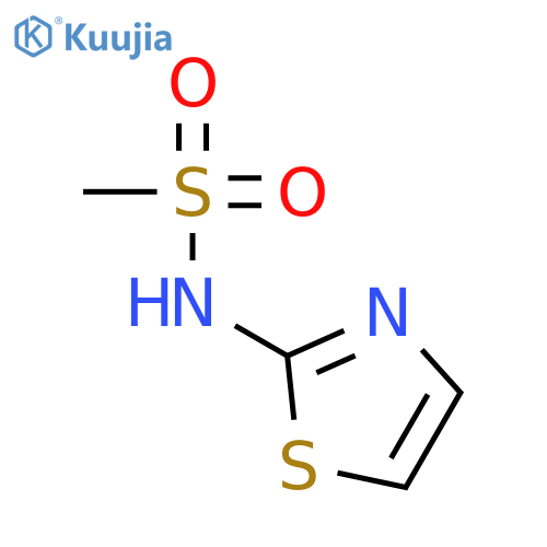 Methanesulfonamide, N-2-thiazolyl- structure