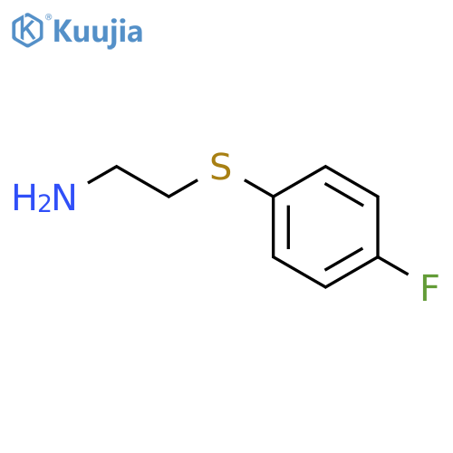 2-(4-fluorophenyl)sulfanylethan-1-amine structure