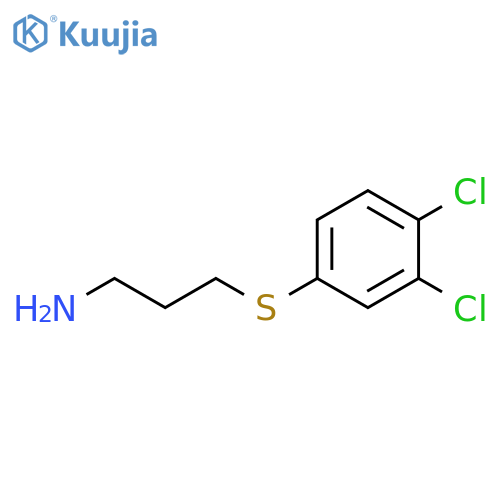 3-(3,4-Dichlorophenylthio) propan-1-amine structure