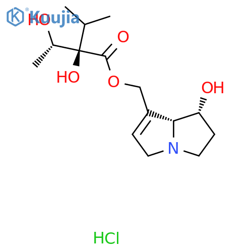 Indicine Hydrochloride structure