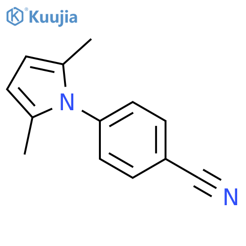 4-(2,5-Dimethylpyrrol-1-yl)benzonitrile structure