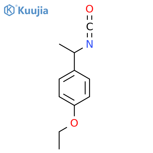 1-ethoxy-4-(1-isocyanatoethyl)benzene structure