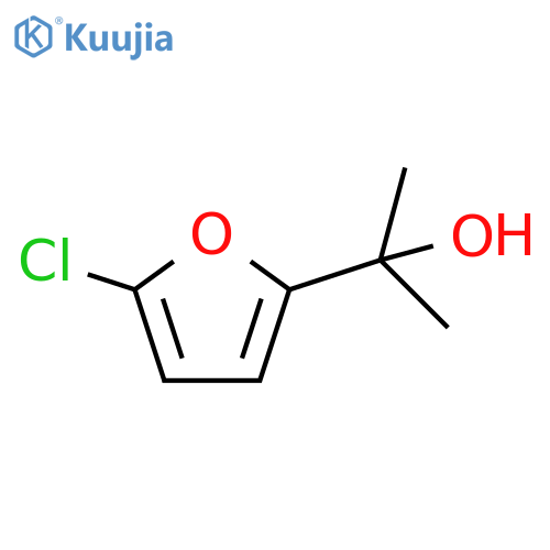 2-(5-chlorofuran-2-yl)propan-2-ol structure