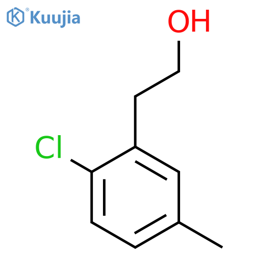 2-(2-chloro-5-methylphenyl)ethan-1-ol structure