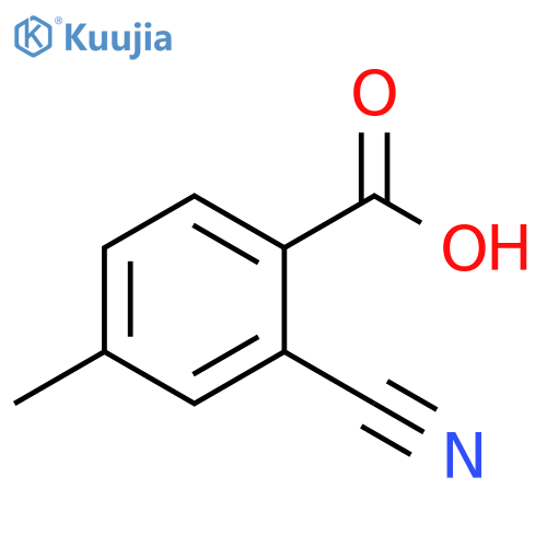 2-Cyano-4-methylbenzoic acid structure