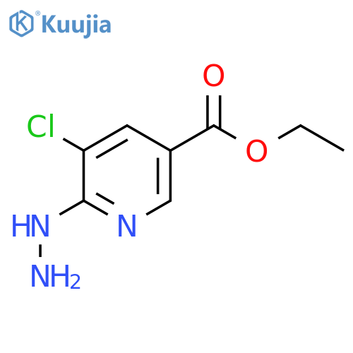 ethyl 5-chloro-6-hydrazinylpyridine-3-carboxylate structure