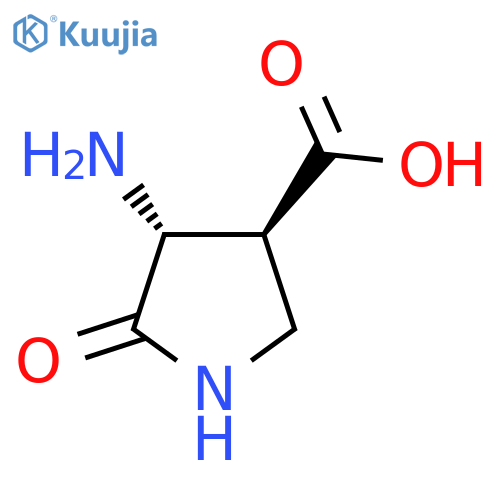 Rel-(3S,4R)-4-amino-5-oxopyrrolidine-3-carboxylic acid structure