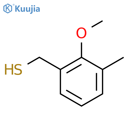(2-methoxy-3-methylphenyl)methanethiol structure