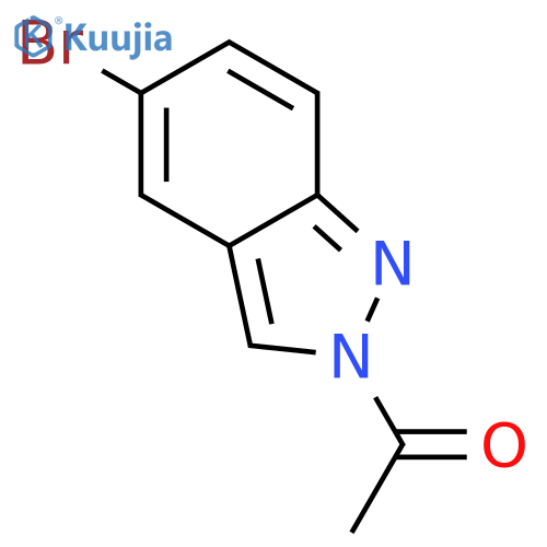 2-Acetyl-5-bromo-2H-indazole structure