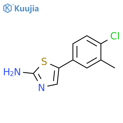 5-(4-Chloro-3-methylphenyl)thiazol-2-amine structure