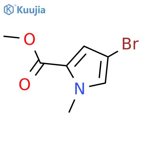Methyl 4-bromo-1-methyl-1H-pyrrole-2-carboxylate structure