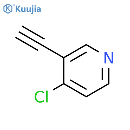 4-chloro-3-ethynylpyridine structure