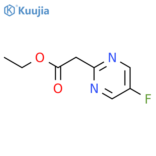 Ethyl 2-(5-fluoropyrimidin-2-yl)acetate structure