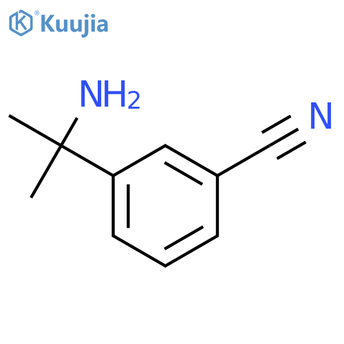 3-(2-aminopropan-2-yl)benzonitrile structure