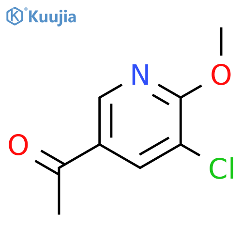 1-(5-Chloro-6-methoxy-pyridin-3-yl)-ethanone structure