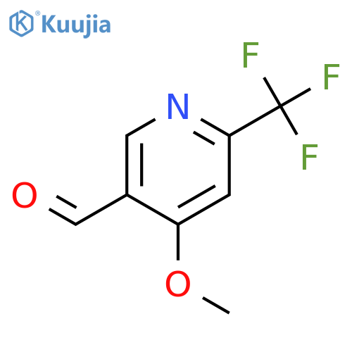 4-methoxy-6-(trifluoromethyl)pyridine-3-carbaldehyde structure