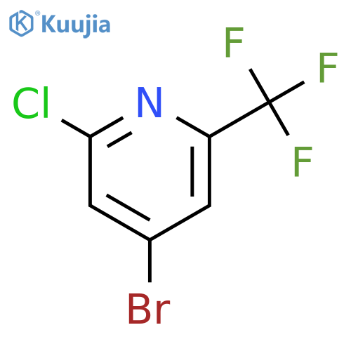 4-bromo-2-chloro-6-(trifluoromethyl)pyridine structure