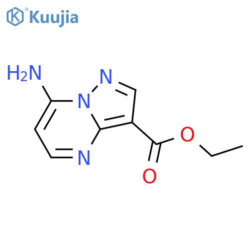 Ethyl 7-Aminopyrazolo1,5-apyrimidine-3-carboxylate structure