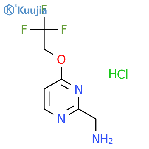 c-4-(2,2,2-Trifluoro-ethoxy)-pyrimidin-2-yl-methylamine Hydrochloride structure