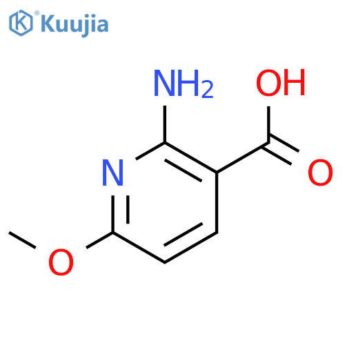 2-amino-6-methoxynicotinic acid structure