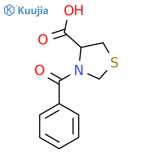 3-Benzoyl-1,3-thiazolidine-4-carboxylic Acid structure
