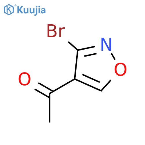 Ethanone, 1-(3-bromo-4-isoxazolyl)- structure