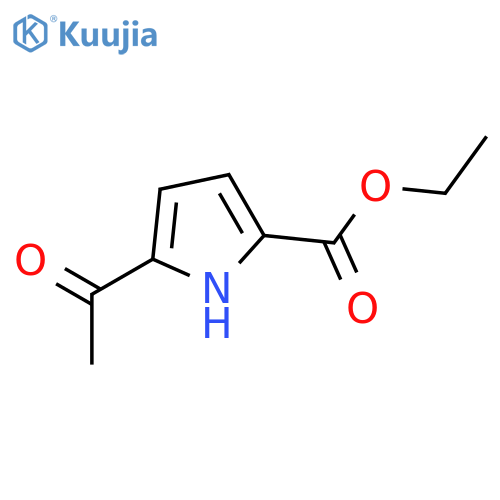 5-acetyl-1H-Pyrrole-2-carboxylic acid ethyl ester structure