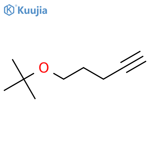 5-(tert-butoxy)pent-1-yne structure