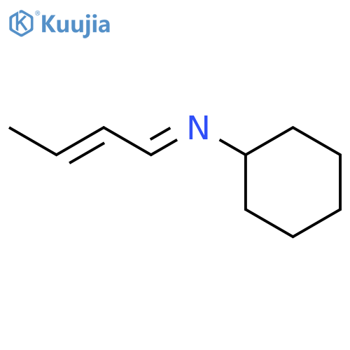 Cyclohexanamine, N-2-butenylidene- structure