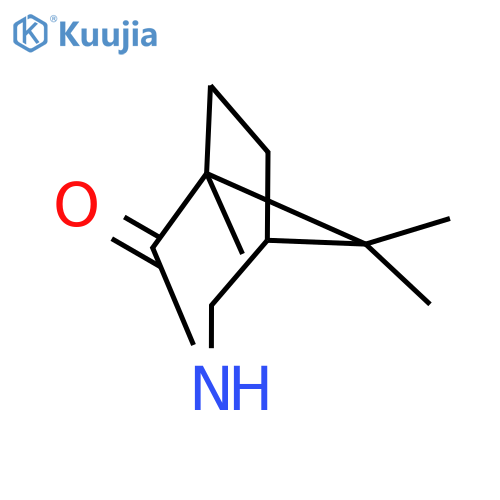 1,8,8-trimethyl-3-azabicyclo[3.2.1]octan-2-one structure