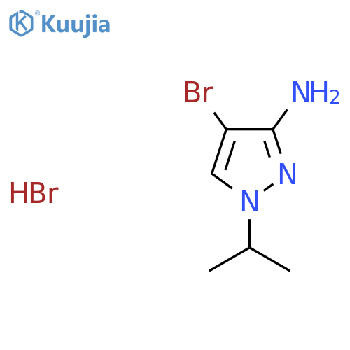 4-bromo-1-propan-2-ylpyrazol-3-amine:hydrobromide structure