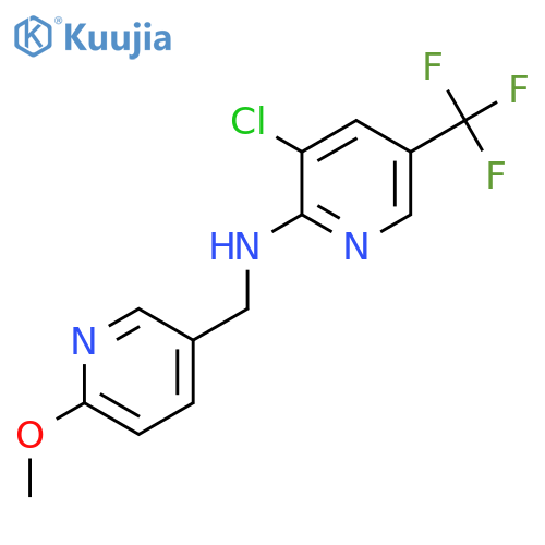3-Pyridinemethanamine, N-[3-chloro-5-(trifluoromethyl)-2-pyridinyl]-6-methoxy- structure