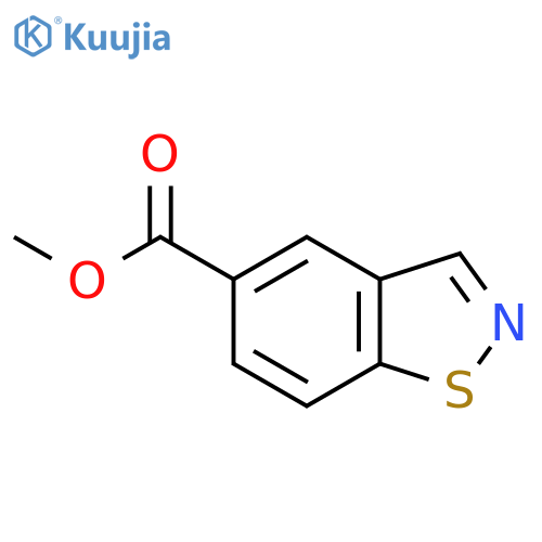 Methyl benzo[d]isothiazole-5-carboxylate structure