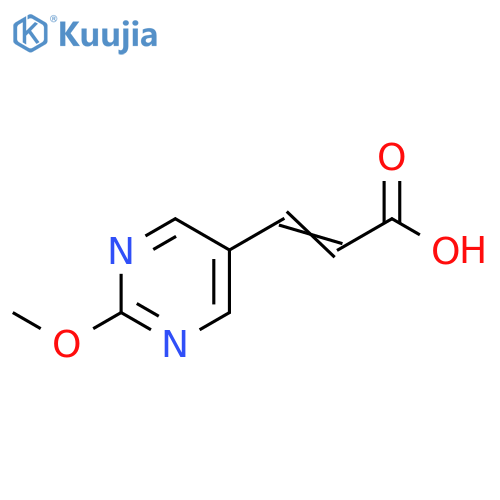 3-(2-Methoxypyrimidin-5-yl)prop-2-enoic Acid structure